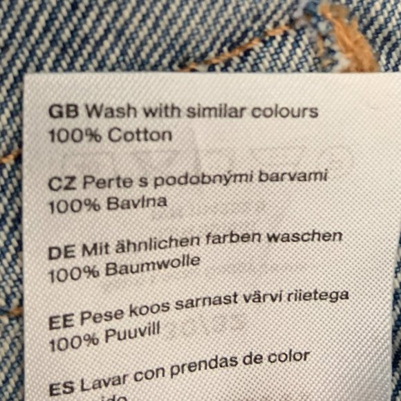 Women's Weekday Astro Loose Baggy Blue Jeans Denim Wide Leg Size 30/32 - Picture 8 of 13